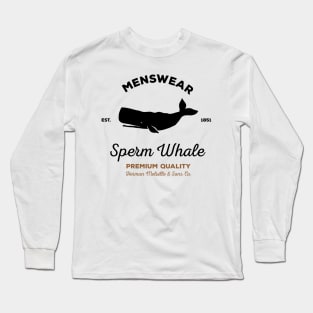 Sperm Whale menswear Long Sleeve T-Shirt